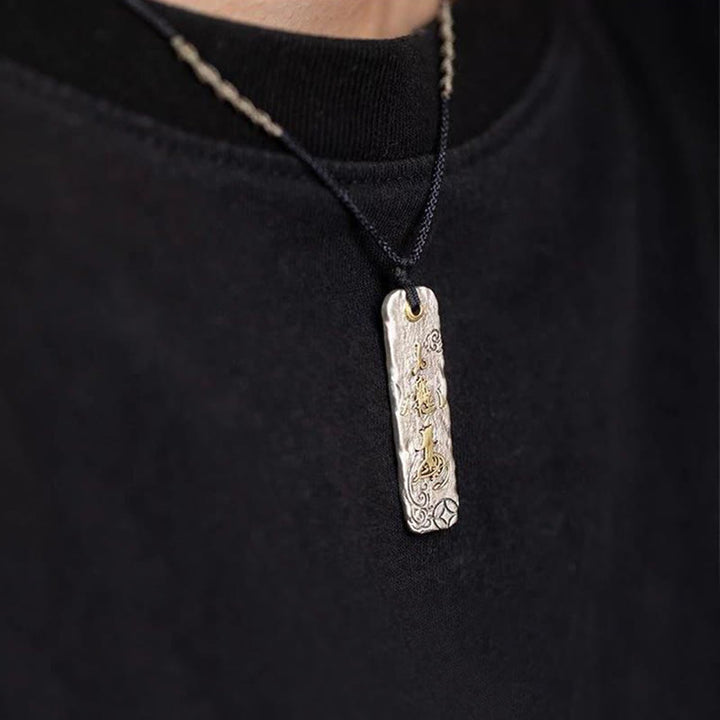 Buddha Stones haciendo una fortuna, carácter chino, moneda de cobre, colgante de collar de riqueza - image 5