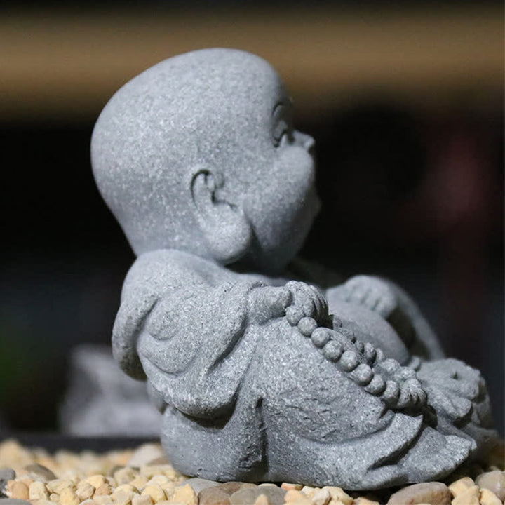 Buddha Stones meditación estatua de Buda compasión decoración del hogar