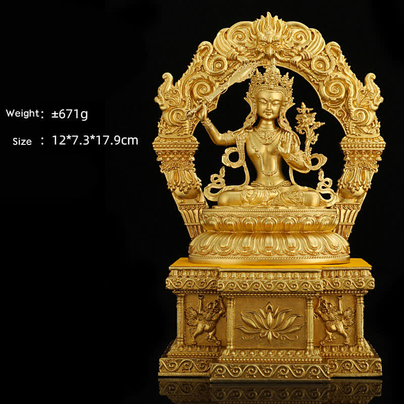 Figura de Buda medicinal Shakyamuni Amitabha, estatua de cobre de serenidad, decoración del hogar