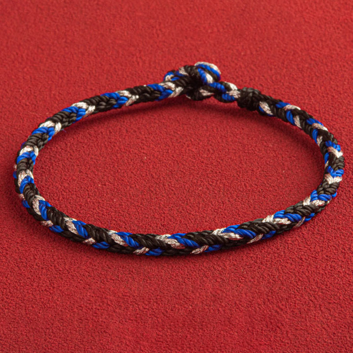 "Que la prosperidad llene tu vida" Pulsera Suerte Multicolor