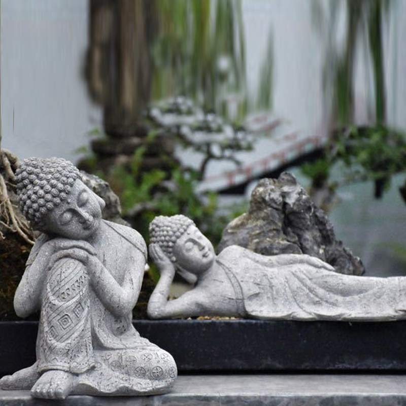 Buddha Stones Meditación Tibetana Buda Bendición Compasión Serenidad Decoración del Hogar