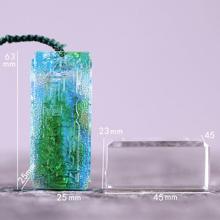 Pieza de arte de cristal Liuli hecha a mano Feng Shui, decoración para el hogar y la Oficina