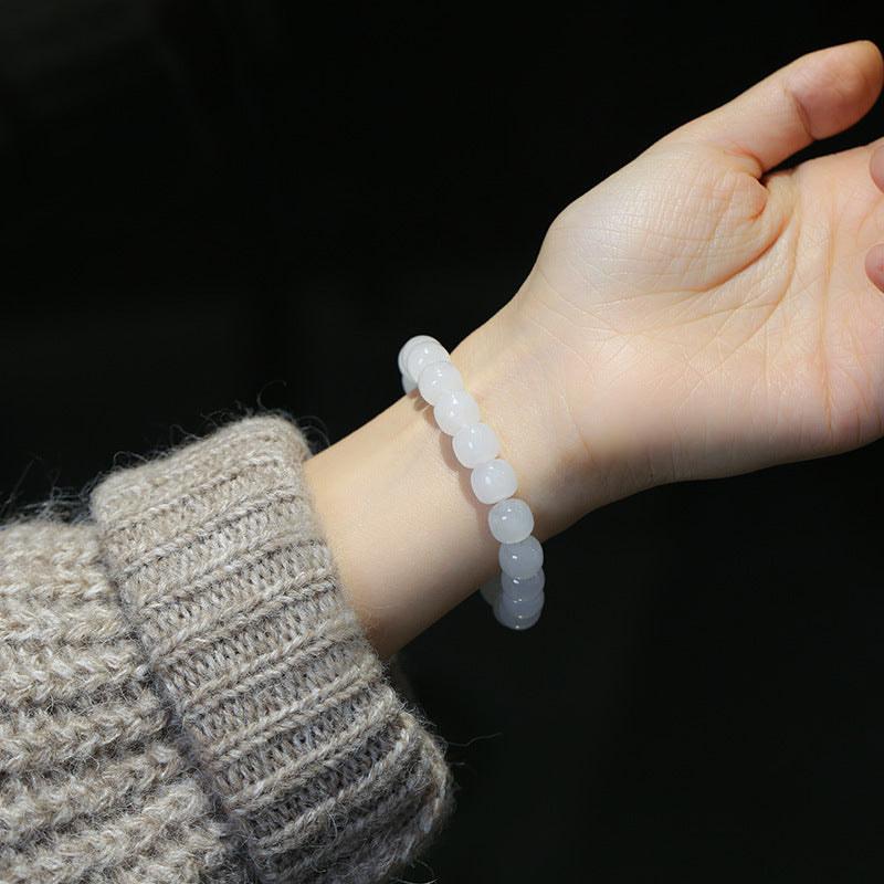 Pulsera de bendición de la suerte de jade degradado con Buddha Stones - image 12