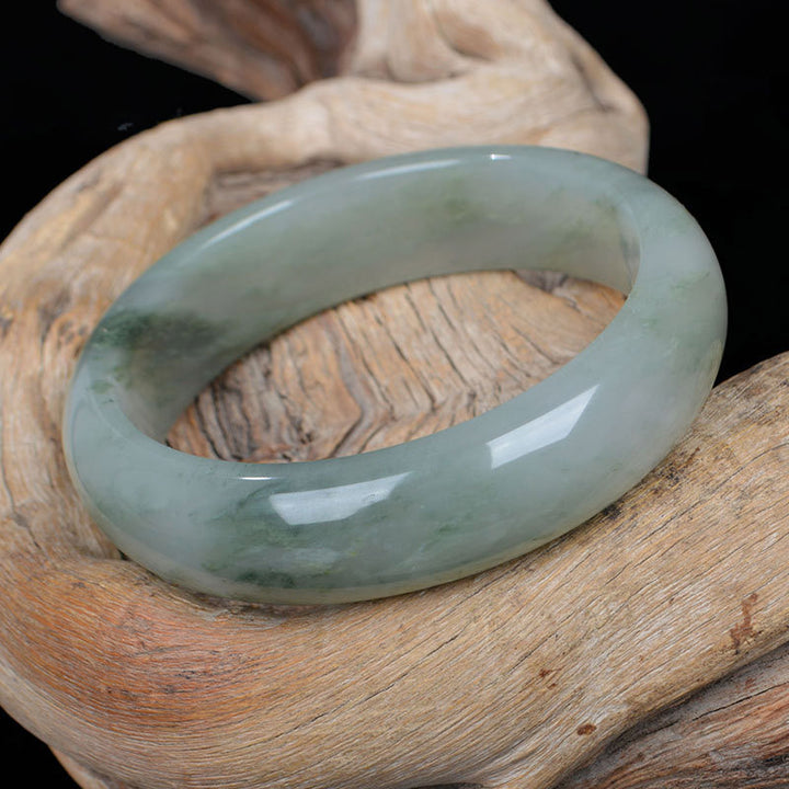 Brazalete de curación de la suerte de jade natural