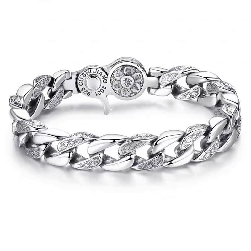 Pulsera de creatividad con Buddha Stones Tíbet Om Mani Padme Hum doble Dorje Vajra