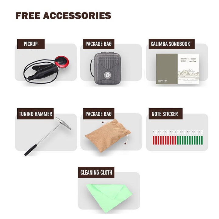 Kalimba Piano de pulgar de 34 teclas Diseño de árbol de la vida Piano de marimba de dedo portátil