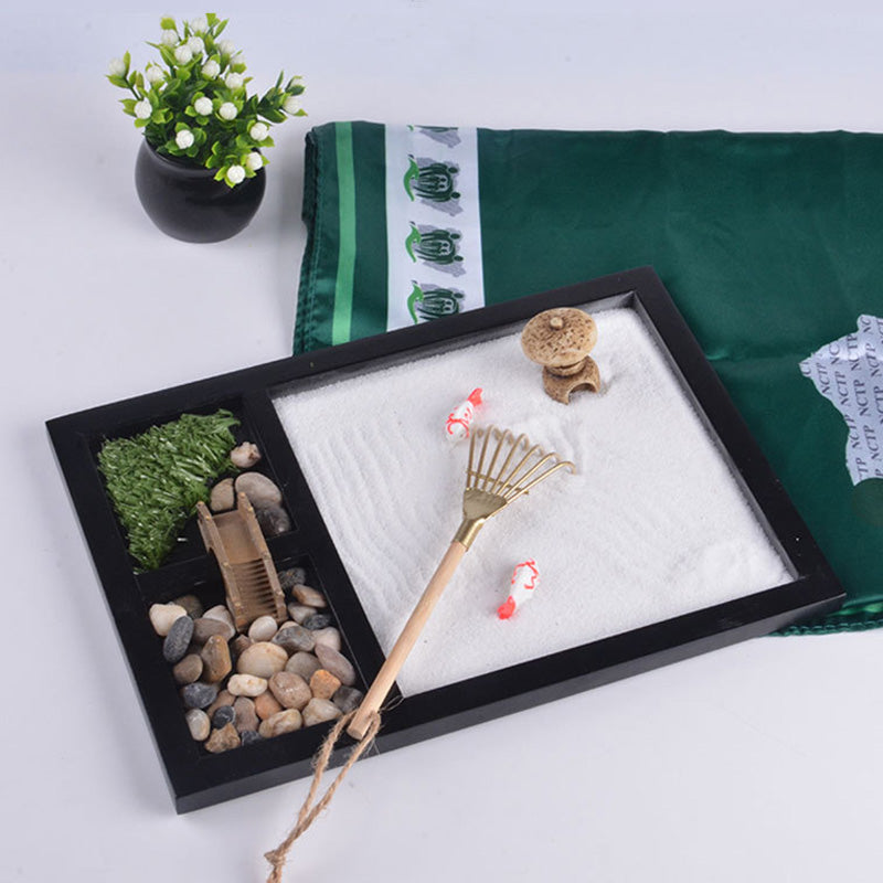 Pez Koi Pequeño Puente Calma Paz Meditación Zen Jardín Decoración