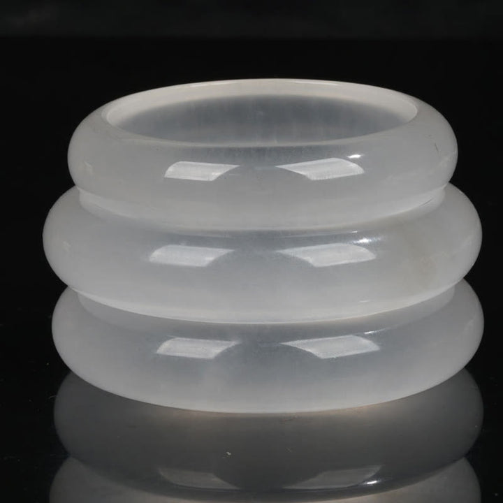 Pulsera de la suerte de la riqueza del jade de seda dorada translúcida natural de las Buddha Stones