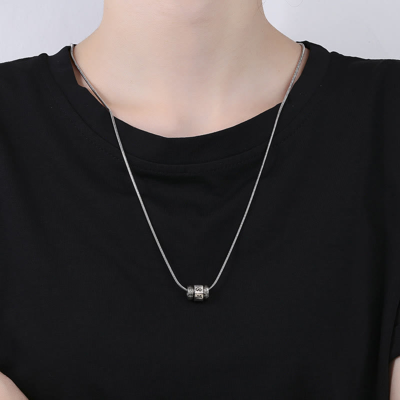 Collar de paz con Buddha Stones tibetanas Om Mani Padme Hum, colgante giratorio - image 6