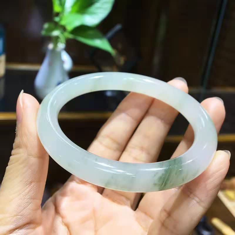 Brazalete de bendición de suerte de abundancia de jade