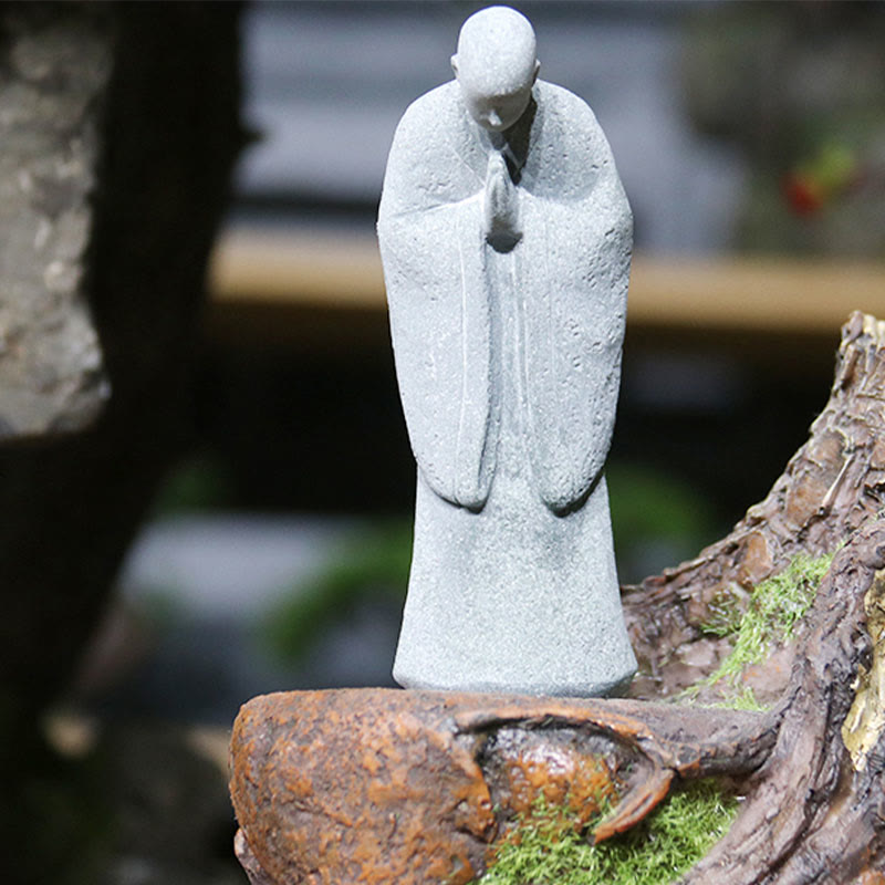 Buddha Stones Meditación Buda Monje Serenidad Decoración del Hogar