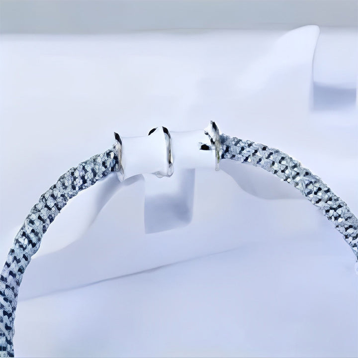 Pulsera de cuerda de pareja curativa con patrón de bambú de Buddha Stones