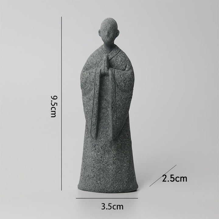 Buddha Stones Meditación Buda Monje Serenidad Decoración del Hogar