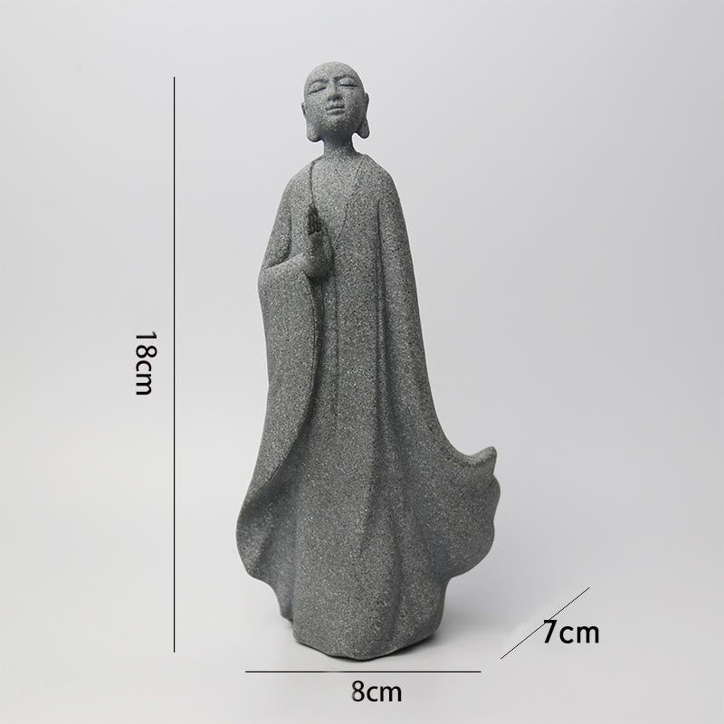 Buddha Stones Meditación Buda Monje Serenidad Decoración del Hogar