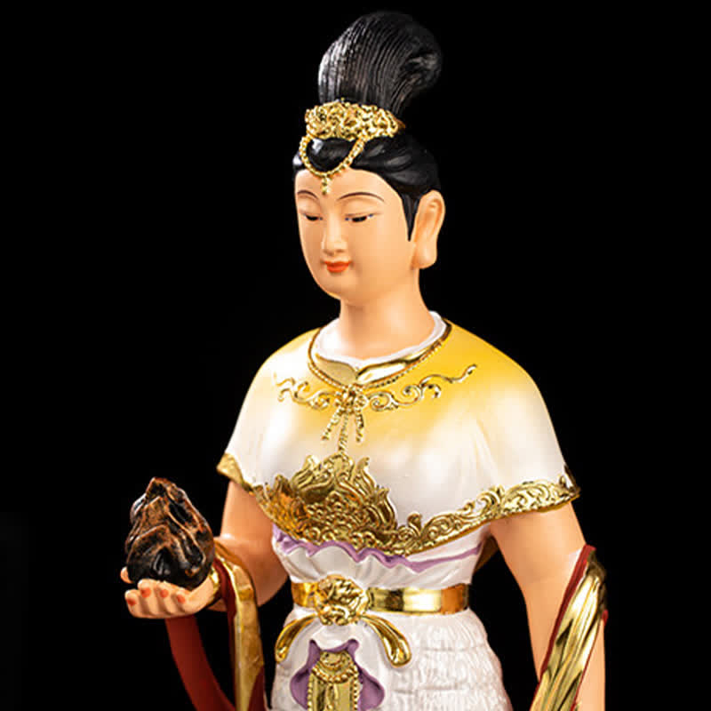 Estatua de resina de protección Bodhisattva Nuwa decoración del hogar