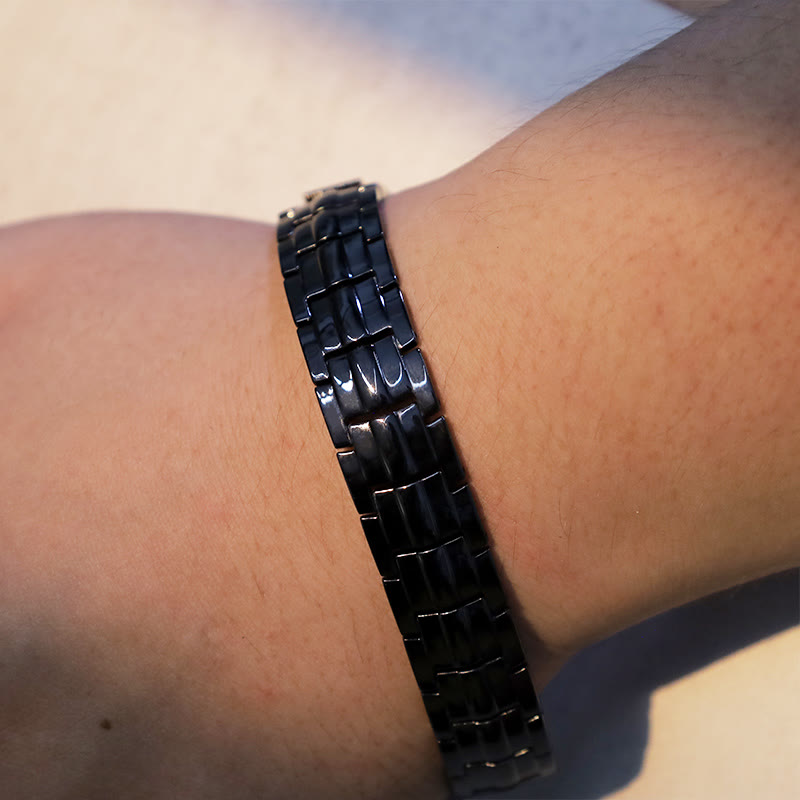 Brazalete de pulsera de cobre sólido magnético vintage