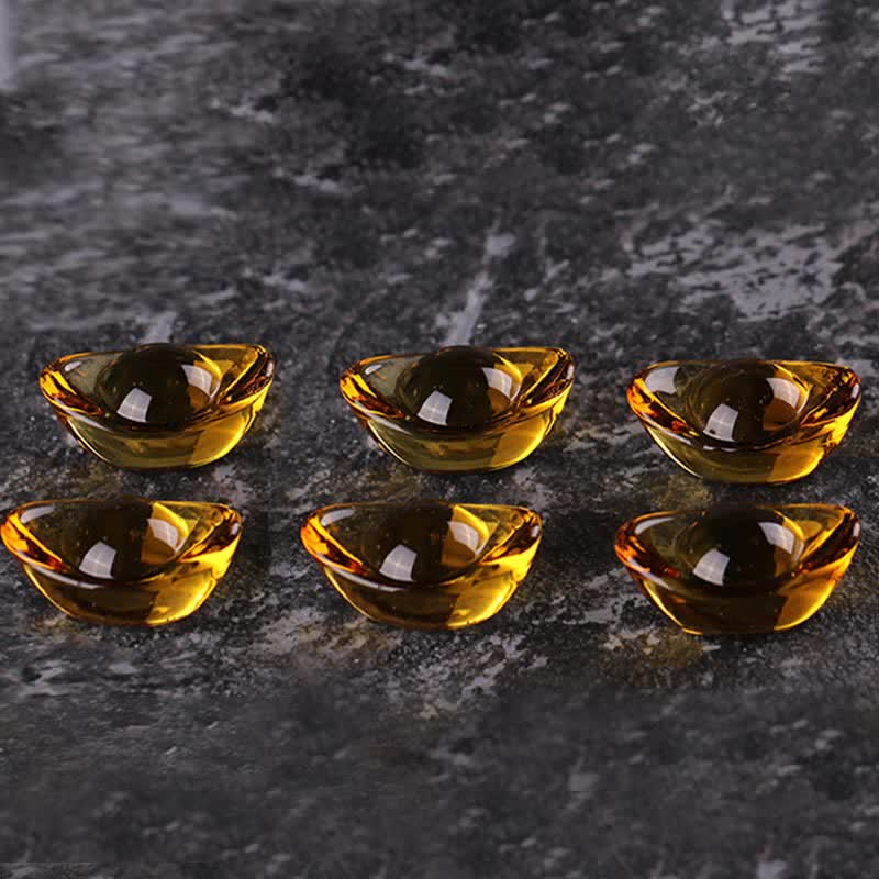 Pieza de arte hecha a mano de Liuli Crystal Treasure Bowl para decoración del hogar