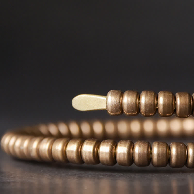 Pulsera ajustable con equilibrio de cobre y diseño vintage de Buddha Stones