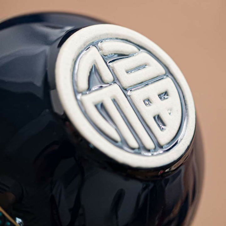 Juego de té chino Gongfu con Buddha Stones , tetera de cerámica, bolsa de regalo portátil