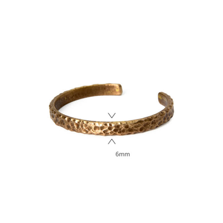 Brazalete de pulsera de equilibrio de cobre de piedra de roca de lava