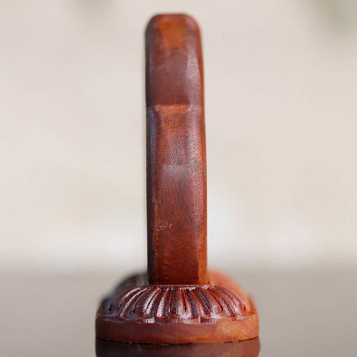 Estatua de la compasión grabada en madera de Buda Vajrasattva, decoración