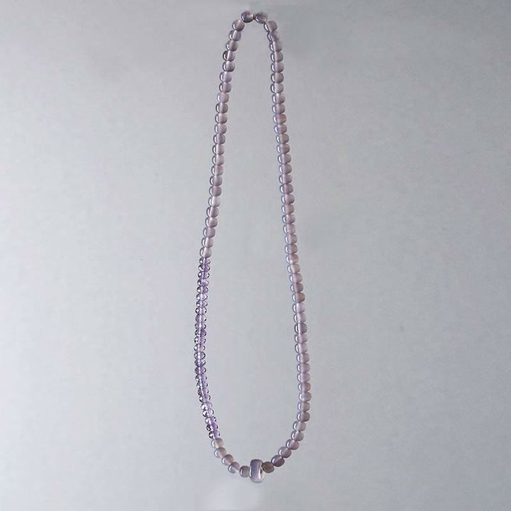 Pulsera curativa de meditación de cristal de amatista natural