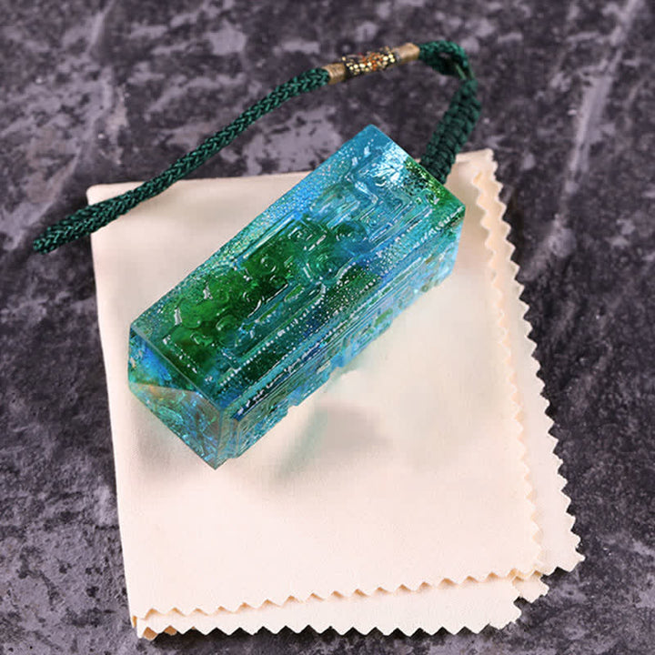 Pieza de arte de cristal Liuli hecha a mano Feng Shui, decoración para el hogar y la Oficina