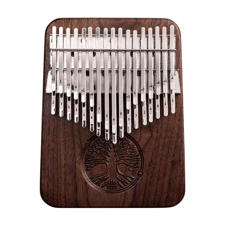 Kalimba Piano de pulgar de 34 teclas Diseño de árbol de la vida Piano de marimba de dedo portátil