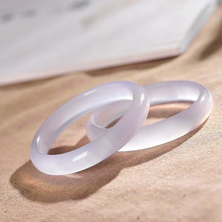 Brazalete de protección calmante de jade púrpura natural con Buddha Stones