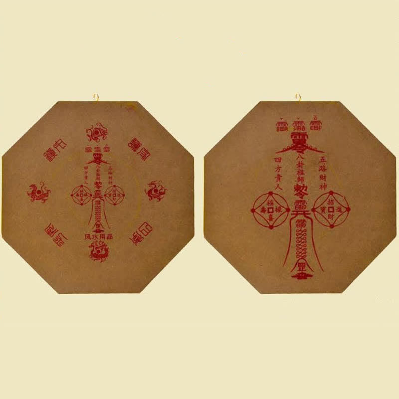 Espejo de mapa de energía de sala de estar de equilibrio de mapa Bagua de Feng Shui