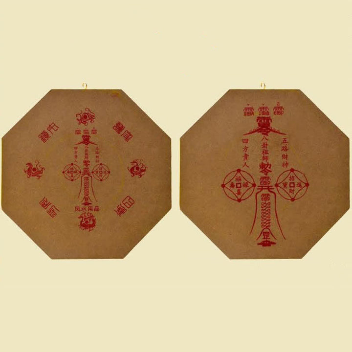 Espejo de mapa de energía de sala de estar de equilibrio de mapa Bagua de Feng Shui