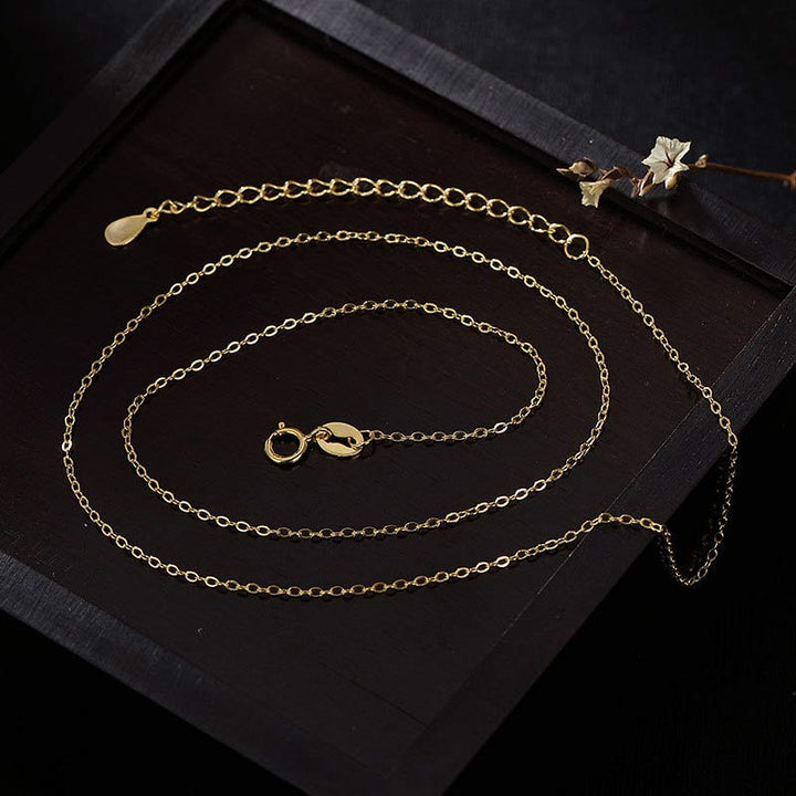 Buddha Stones Plata de Ley 925 Jade Elefante Bendición Fortuna Collar Colgante de Cadena