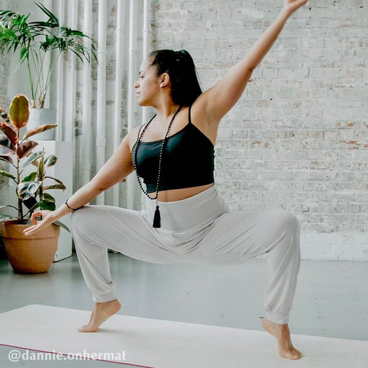 Buddha Stones 108 Mala cuentas de ónix negro Yoga meditación oración collar de cuentas