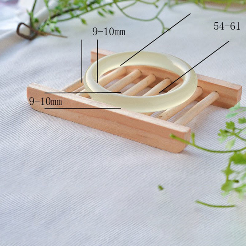 Buddha Stones, brazalete de abundancia de Jade Natural de Afganistán