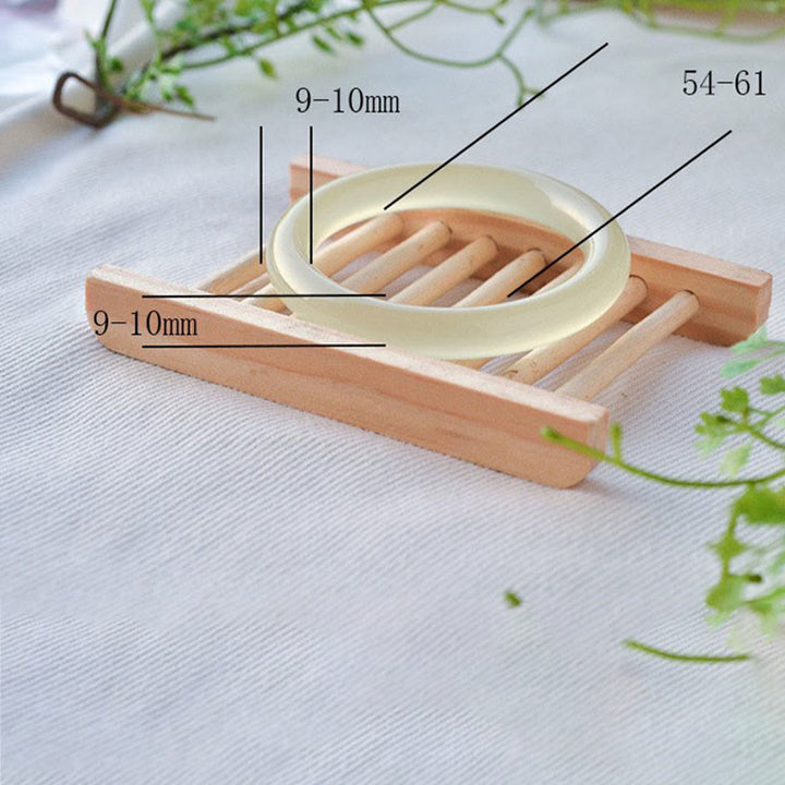 Buddha Stones, brazalete de abundancia de Jade Natural de Afganistán