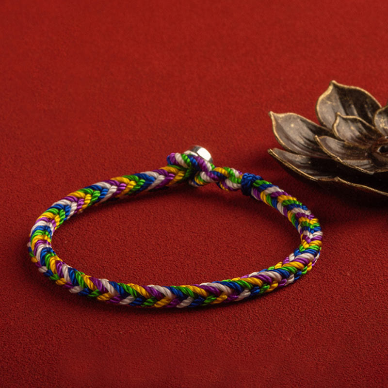 Buddha Stones "Que todo te salga bien" Pulsera Suerte Multicolor
