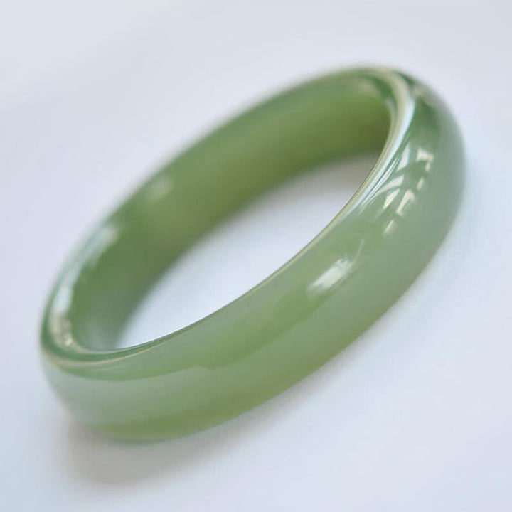 Brazalete de bendición de la abundancia de jade