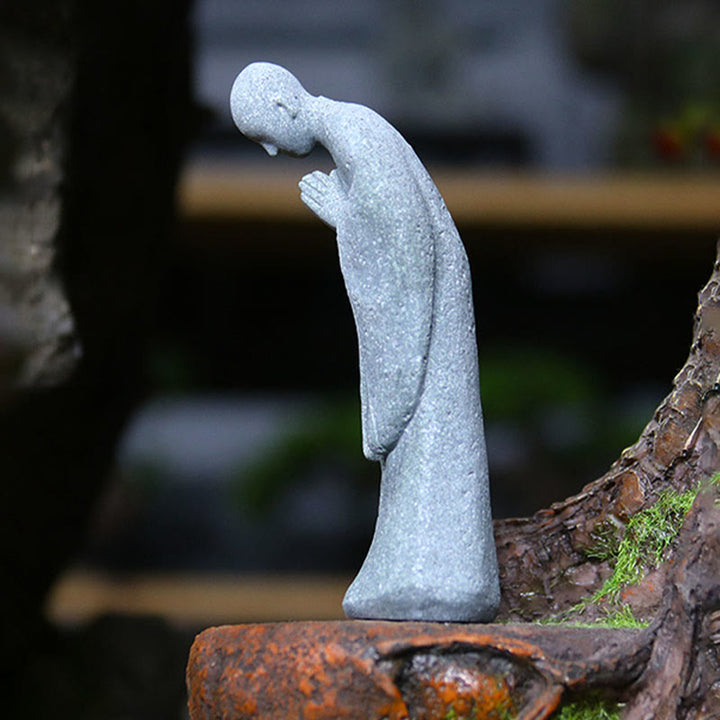 Buddha Stones Meditación Buda Monje Serenidad Decoración del Hogar