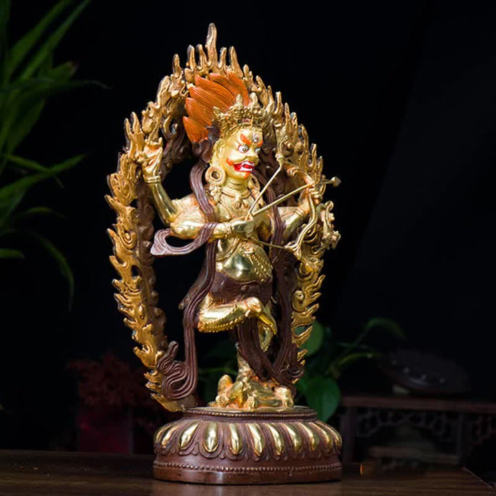 Figura de Buda Kurukulla, estatua de cobre de serenidad, decoración del hogar