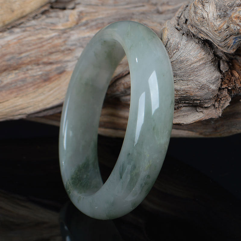 Brazalete de curación de la suerte de jade natural