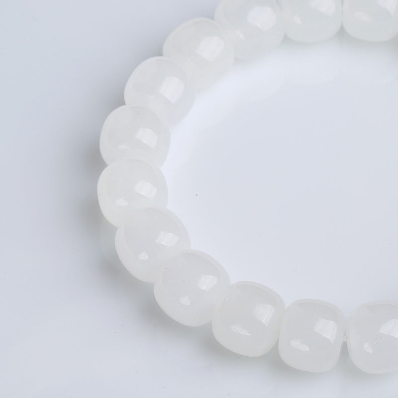 Pulsera de bendición de la suerte de jade degradado con Buddha Stones - image 13