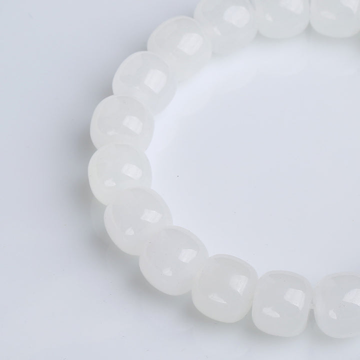 Pulsera de bendición de la suerte de jade degradado con Buddha Stones - image 13