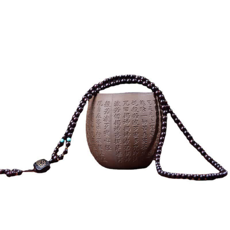 Buddha Stones 108 cuentas Mala tibetanas hoja pequeña sándalo rojo pulsera de equilibrio de loto