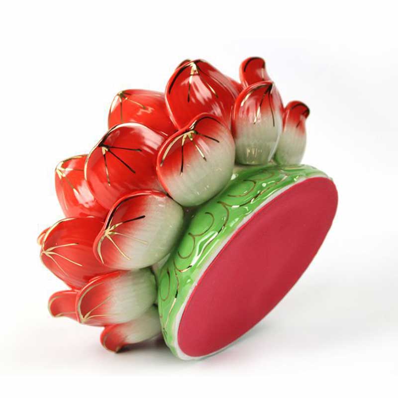 Altar de oración y meditación, portavelas de flor de loto, artículos de uso para rituales del templo budista