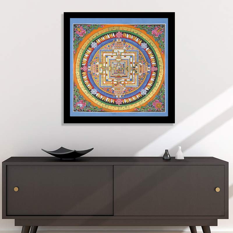 Buddha Stones tibetano Thangka pintura bendición decoración hecha a mano
