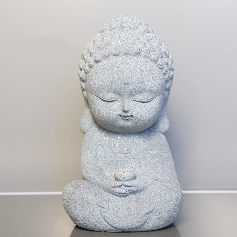 Buddha Stones meditación estatua de Buda compasión decoración del hogar