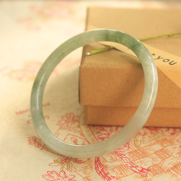 Pulsera de curación de paz de jade natural con Buddha Stones