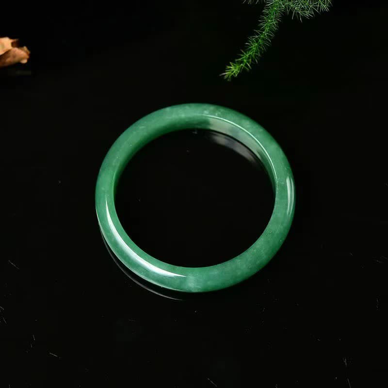 Brazalete de protección de abundancia curativa de jade con Buddha Stones