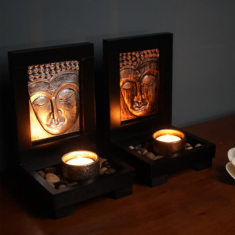 Buddha Stones Buda Compasión Serenidad Hogar Oración Altar Zen Decoración