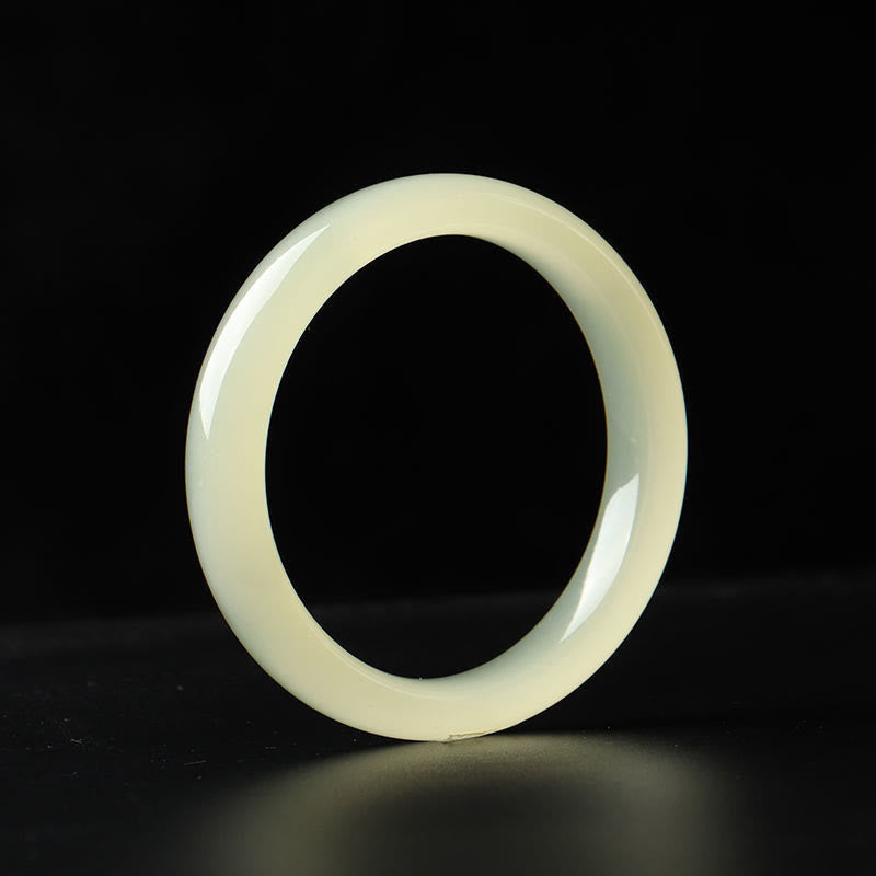 Buddha Stones, brazalete de abundancia de Jade Natural de Afganistán